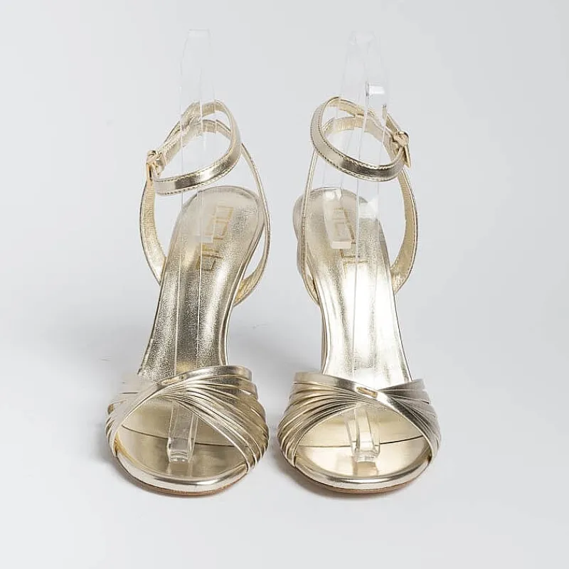 NCUB - Sandali Con Tacco - Sole 19 - Laminato Platino<Collezione Scarpe Donna Sandali Con Tacco