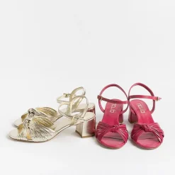 NCUB - Sandali Con Tacco - Stefy 64 - Laminato Platino<Collezione Scarpe Donna Sposa