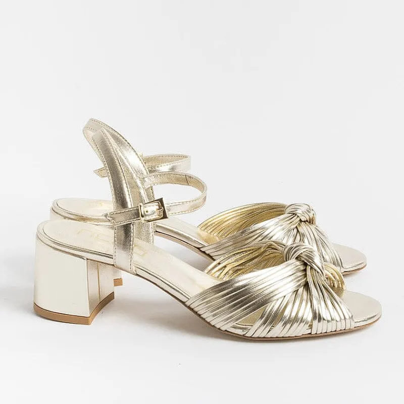 NCUB - Sandali Con Tacco - Stefy 64 - Laminato Platino<Collezione Scarpe Donna Sposa