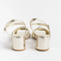 NCUB - Sandali Con Tacco - Stefy 64 - Laminato Platino<Collezione Scarpe Donna Sandali Con Tacco