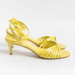 NCUB - Sandali Con Tacco - Luna 21 - Pelle Giallo<Collezione Scarpe Donna Sandali Con Tacco
