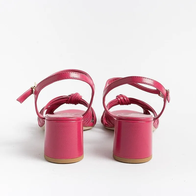 NCUB - Sandali Con Tacco - Stefy 64 - Crepe Fucsia<Collezione Scarpe Donna Sandali Con Tacco