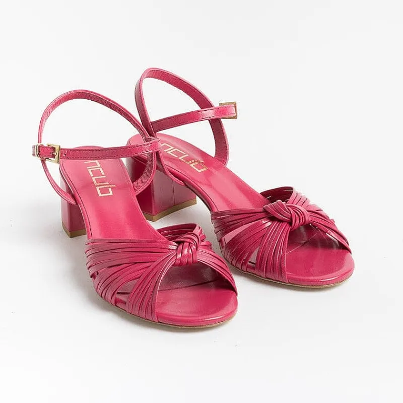 NCUB - Sandali Con Tacco - Stefy 64 - Crepe Fucsia<Collezione Scarpe Donna Sandali Con Tacco