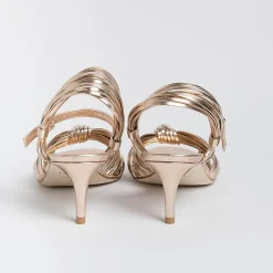 NCUB - Sandali Con Tacco - Luna 22 - Laminato Rosato<Collezione Scarpe Donna Sposa