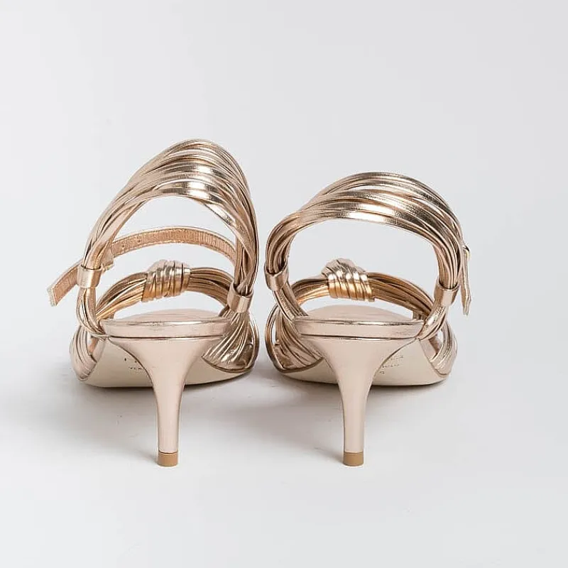 NCUB - Sandali Con Tacco - Luna 22 - Laminato Rosato<Collezione Scarpe Donna Sposa