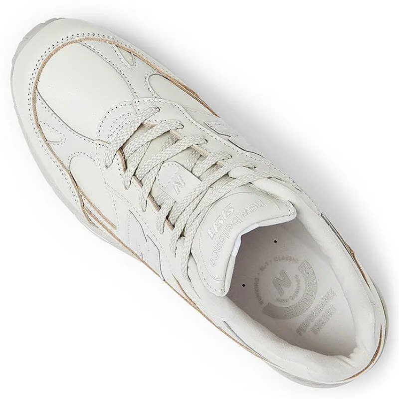 NEW BALANCE - Collezione Uomo New Balance - Sneakers M991Ow - Pelle Bianco<Collezione Scarpe Uomo Sneakers
