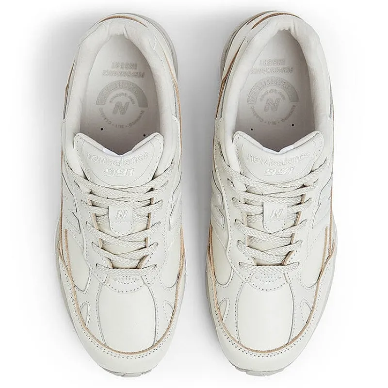 NEW BALANCE - Collezione Uomo New Balance - Sneakers M991Ow - Pelle Bianco<Collezione Scarpe Uomo Sneakers