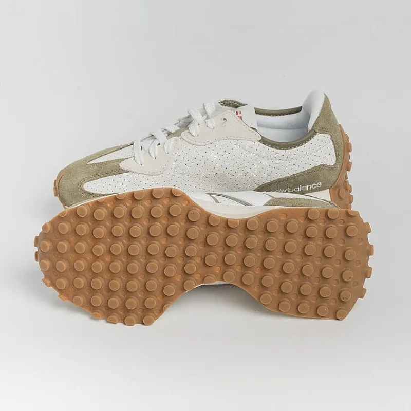 NEW BALANCE - Collezione Donna New Balance - Sneakers Ms327Pq - Bianco Verde<Collezione Scarpe Donna Sneakers