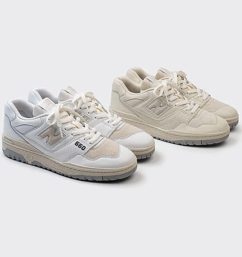 NEW BALANCE - Collezione Uomo New Balance - Sneakers Unisex Bb550Pwd - Bianco Turtledove<Collezione Scarpe Uomo Sneakers