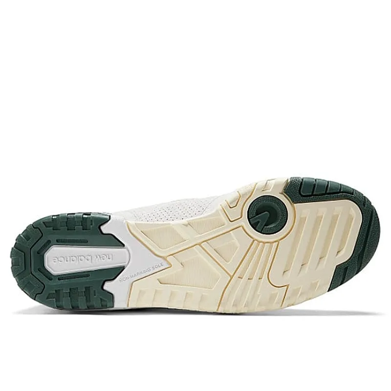 NEW BALANCE - Collezione Donna New Balance - Sneakers Unisex Bb650Rvg - Bianco Verde<Collezione Scarpe Donna Sneakers