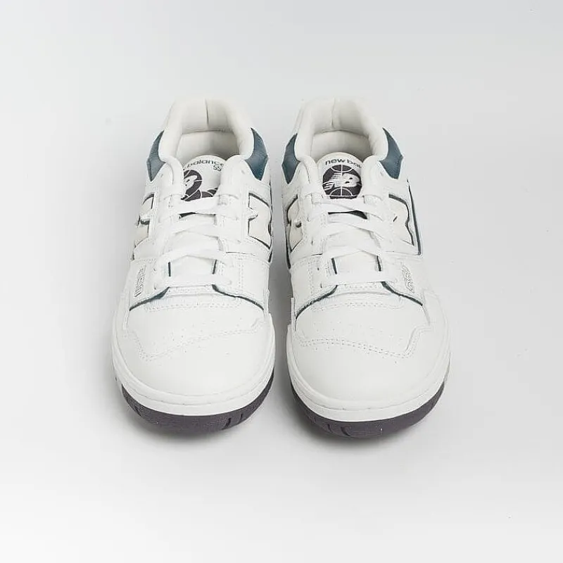 NEW BALANCE - Collezione Uomo New Balance - Sneakers Unisex Bb550Wcb - Bianco Petrolio<Collezione Scarpe Uomo Sneakers