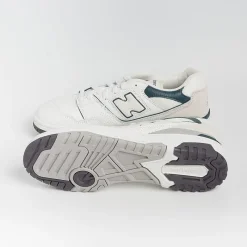 NEW BALANCE - Collezione Uomo New Balance - Sneakers Unisex Bb550Wcb - Bianco Petrolio<Collezione Scarpe Uomo Sneakers