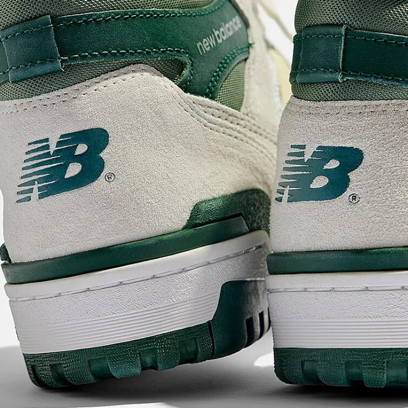 NEW BALANCE - Collezione Uomo New Balance - Sneakers Unisex Bb650Rvg - Bianco Verde<Collezione Scarpe Uomo Sneakers