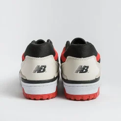 NEW BALANCE - Collezione Uomo New Balance - Sneakers Unisex Bb550Vtb - Bianco Rosso<Collezione Scarpe Uomo Sneakers