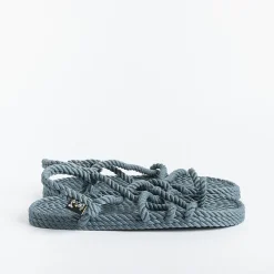 NOMADIC STATE OF MIND - Sandali Bassi Infraditotoe Joe Denim<Collezione Scarpe Donna Sandali Bassi