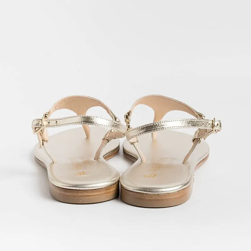 PAOLA FIORENZA - Sandali Bassi Infradito Triangolo - Platino<Collezione Scarpe Donna Infradito