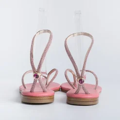 PAOLA FIORENZA - Sandali Bassi Infradito Fd03 - Rosa<Collezione Scarpe Donna Infradito