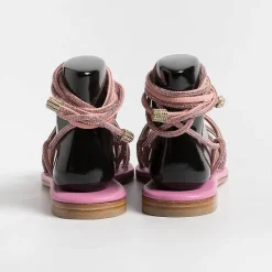 PAOLA FIORENZA - Sandali Bassi- Fd22 - Rosa<Collezione Scarpe Donna Sandali Bassi