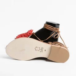 PAOLA FIORENZA - Sandali Bassi Infradito - Ss2346 Cuoio Rosso<Collezione Scarpe Donna Infradito