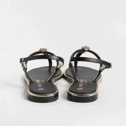 PAOLA FIORENZA - Sandali Bassi Infradito - Ss2378 - Ambra Black<Collezione Scarpe Donna Infradito