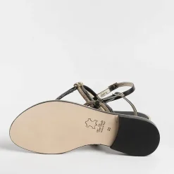 PAOLA FIORENZA - Sandali Bassi Infradito - Ss2378 - Ambra Black<Collezione Scarpe Donna Infradito