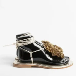 PAOLA FIORENZA - Sandali Bassi Infradito - Ss2346 Oro<Collezione Scarpe Donna Sandali Bassi