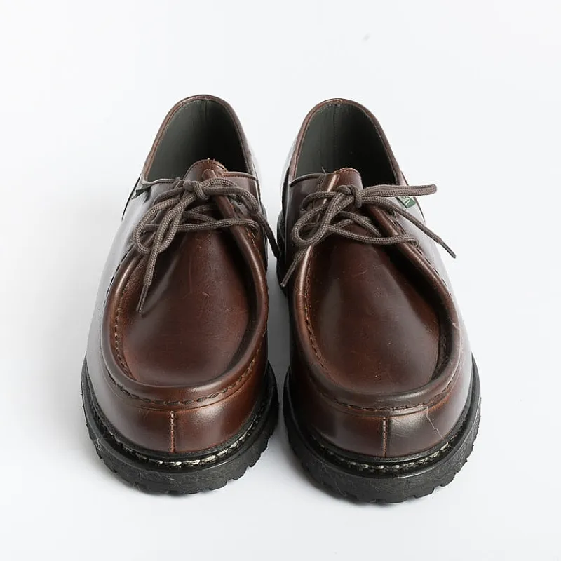 Paraboot - 210703 -Derby Michael - Lis Ecorce Cognac<Collezione Scarpe Uomo Allacciate