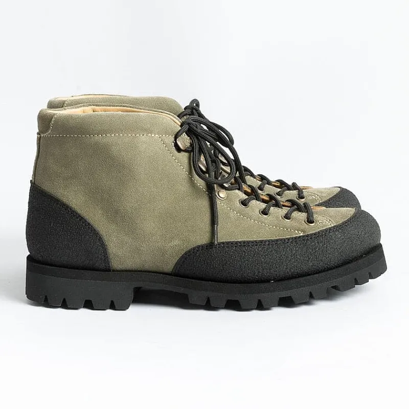 Paraboot - 200550 Hiking Boot - Yosemite/Jannu - Noir Velour Olive<Collezione Scarpe Uomo Hiking Boots