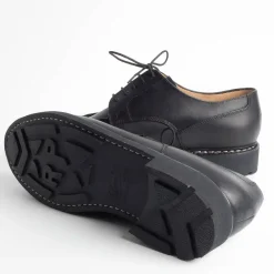 Paraboot - Derby 710709 - Chambord/Tex - Noir / Lis Noir<Collezione Scarpe Uomo Allacciate