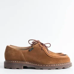 Paraboot - Derby 184737- Michael/Marche Noix - Vel Whisky<Collezione Scarpe Uomo Allacciate