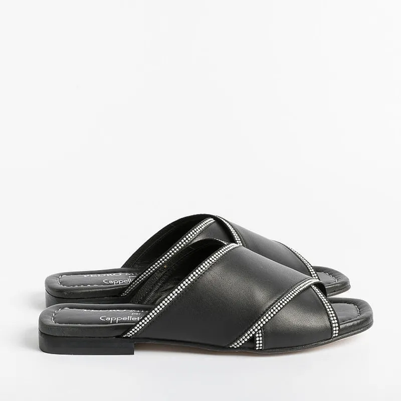 Pedro Miralles - Mules - 18051 - Pelle Nero<Collezione Scarpe Donna Mules