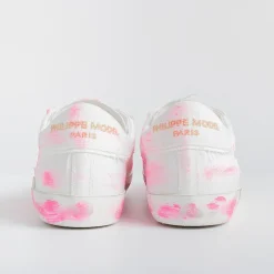 Philippe Model Paris Philippe Model - Sneakers Prld Dd03 - Parisx - Bianco Fuxia<Collezione Scarpe Donna Sneakers