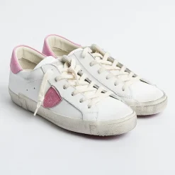 Philippe Model Paris Philippe Model - Sneakers Prld Vp18 - Parisx - Bianco Fucsia<Collezione Scarpe Donna Sneakers