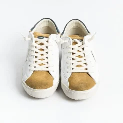 Philippe Model Paris Philippe Model - Sneakers Prlu Wx21 - Parisx - Bianco Mostarda<Collezione Scarpe Uomo Sneakers