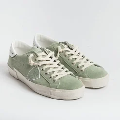 Philippe Model Paris Philippe Model - Sneakers Prlu Dy03 - Parisx - Gipsy Verde<Collezione Scarpe Uomo Sneakers