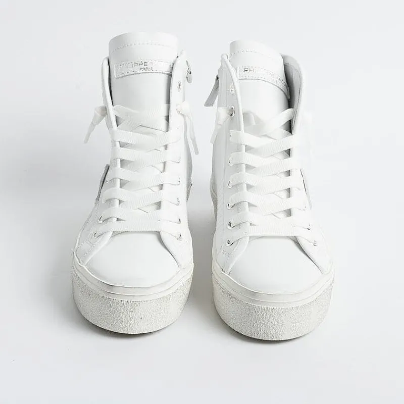 Philippe Model Paris Philippe Model - Sneakers Phhd V001 - Paris High - Bianco<Collezione Scarpe Donna Sneakers