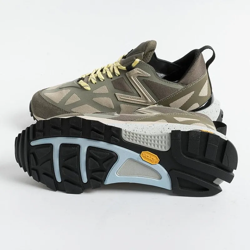 Philippe Model Paris Philippe Model - Sneakers - Rxlu Tp12 - Mondial - Militare<Collezione Scarpe Uomo Sneakers
