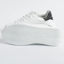 Philippe Model Paris Philippe Model - Sneakers Bjld V010 - Tres Temple - Bianco Nero<Collezione Scarpe Donna Sneakers