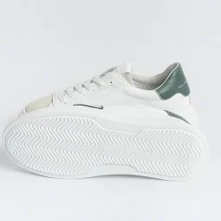 Philippe Model Paris Philippe Model - Sneakers Temple - Btlu Wx10 - Bianco Verde<Collezione Scarpe Uomo Sneakers