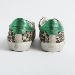Philippe Model Paris Philippe Model - Sneakers Prld Glm1 - Parisx - Leopard Glitter<Collezione Scarpe Donna Sneakers