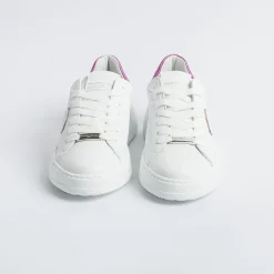 Philippe Model Paris Philippe Model - Sneakers Bjld Wm01 - Tres Temple - Bianco Fucsia<Collezione Scarpe Donna Sneakers