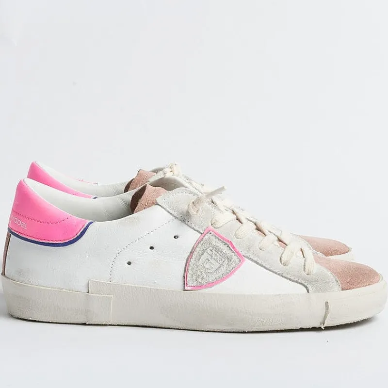 Philippe Model Paris Philippe Model - Sneakers Prld Wx29 - Parisx - Rosa Cipria<Collezione Scarpe Donna Sneakers