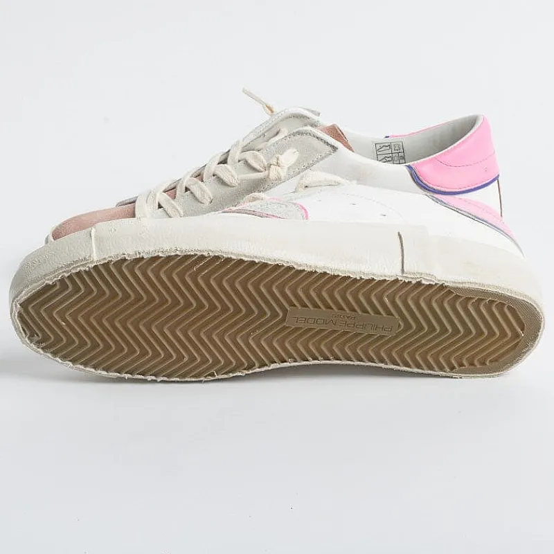 Philippe Model Paris Philippe Model - Sneakers Prld Wx29 - Parisx - Rosa Cipria<Collezione Scarpe Donna Sneakers