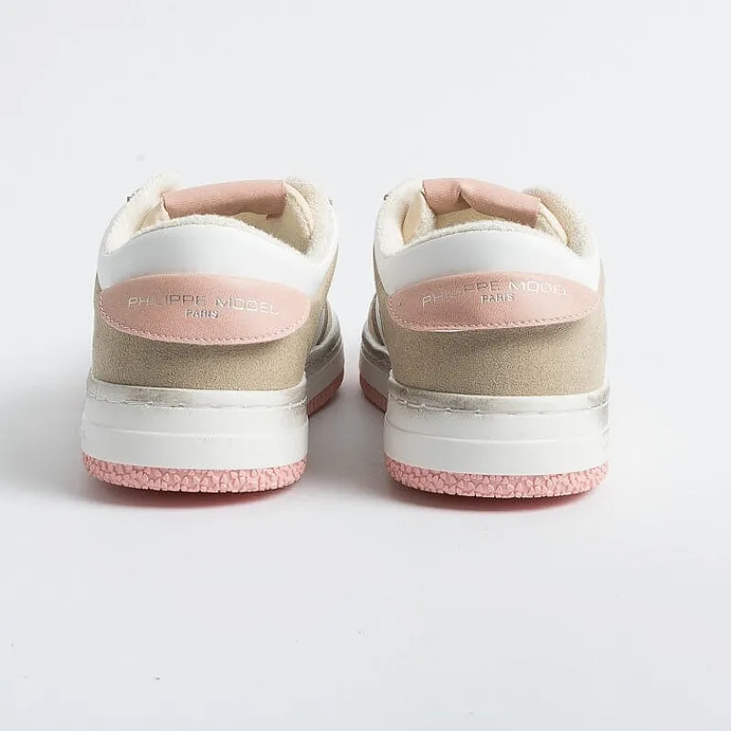 Philippe Model Paris Philippe Model -Sneakers Lyld Cx33 - Lyon - Rosa Beige<Collezione Scarpe Donna Sneakers