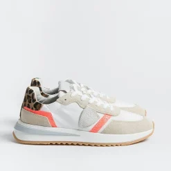 Philippe Model Paris Philippe Model -Sneakers Tyld Gp07 - Tropez 2.1 - Glitter Pop Coral<Collezione Scarpe Donna Sneakers
