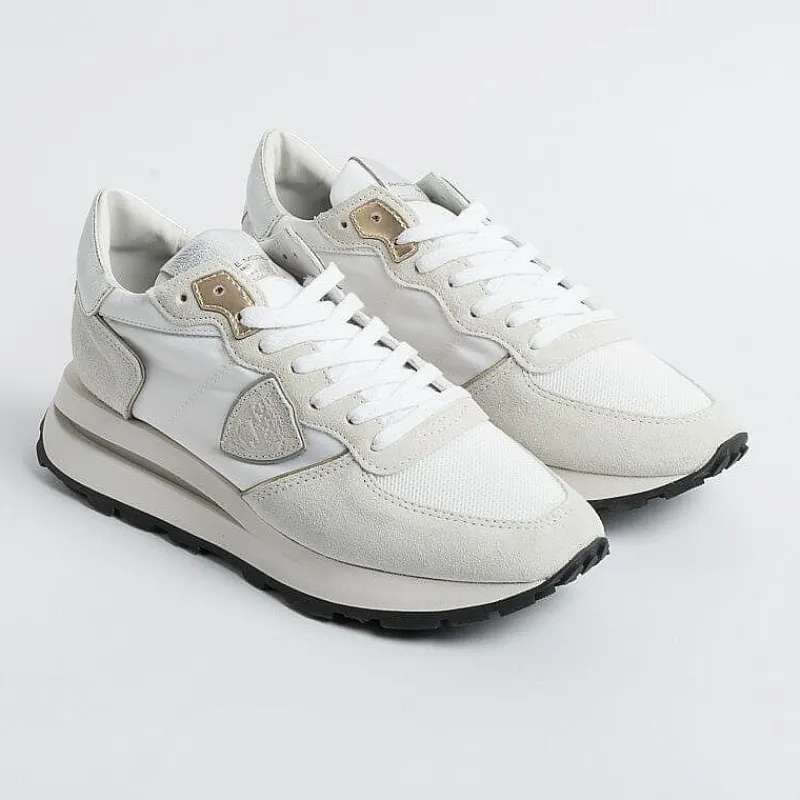 Philippe Model Paris Philippe Model -Sneakers Tkld W003 - Tropez Haute - Mondial Blanc<Collezione Scarpe Donna Sneakers