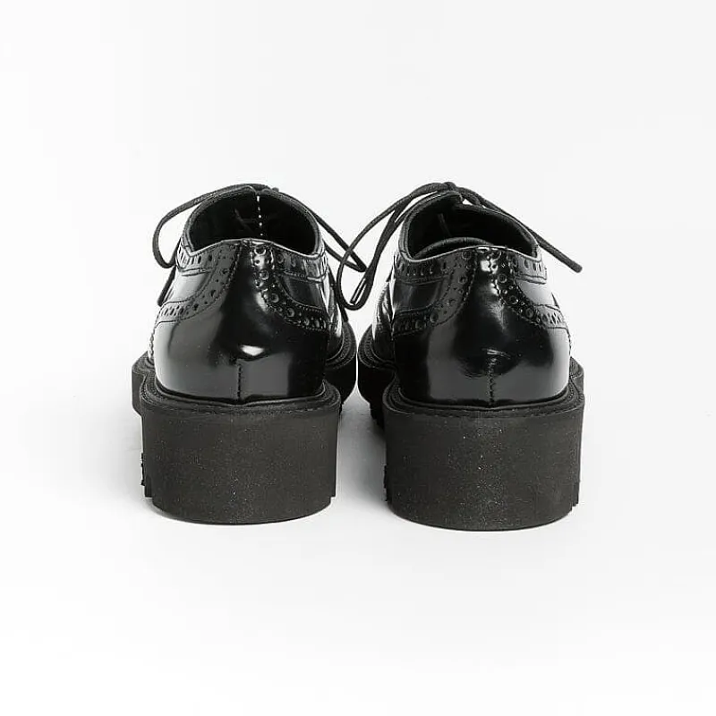 POESIE VENEZIANE - Allacciata- Fsl25 - Abrasivato Nero<Collezione Scarpe Donna Allacciate