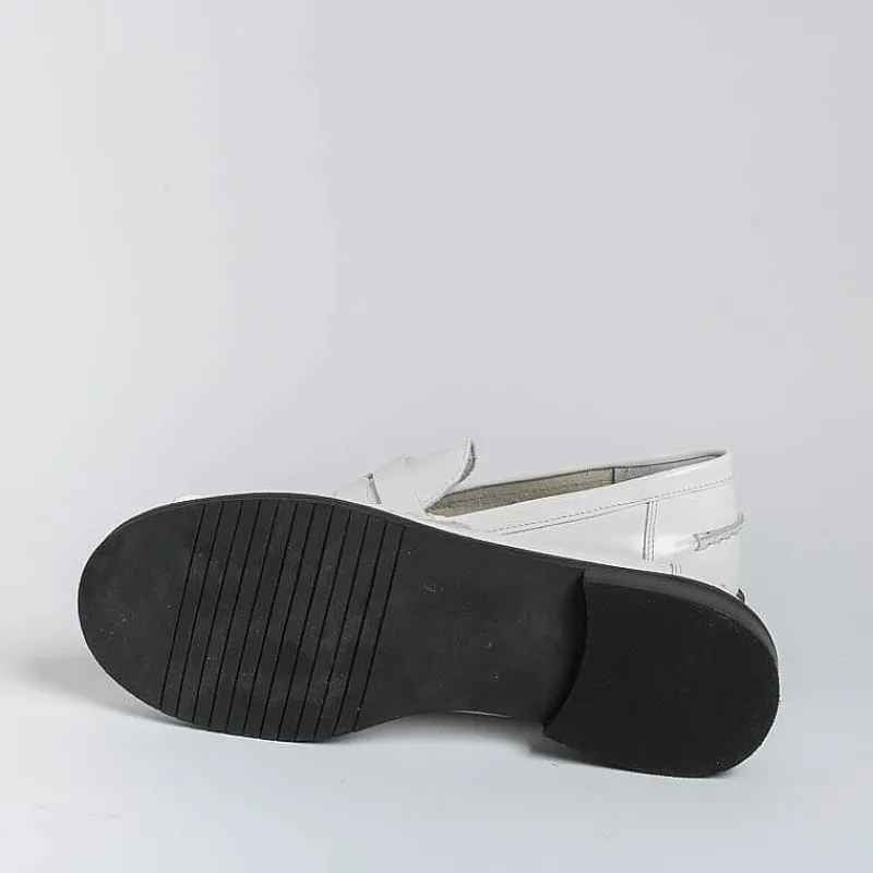POESIE VENEZIANE - Mocassino - Jpg30New - Abrasivato Bianco<Collezione Scarpe Donna Mocassini