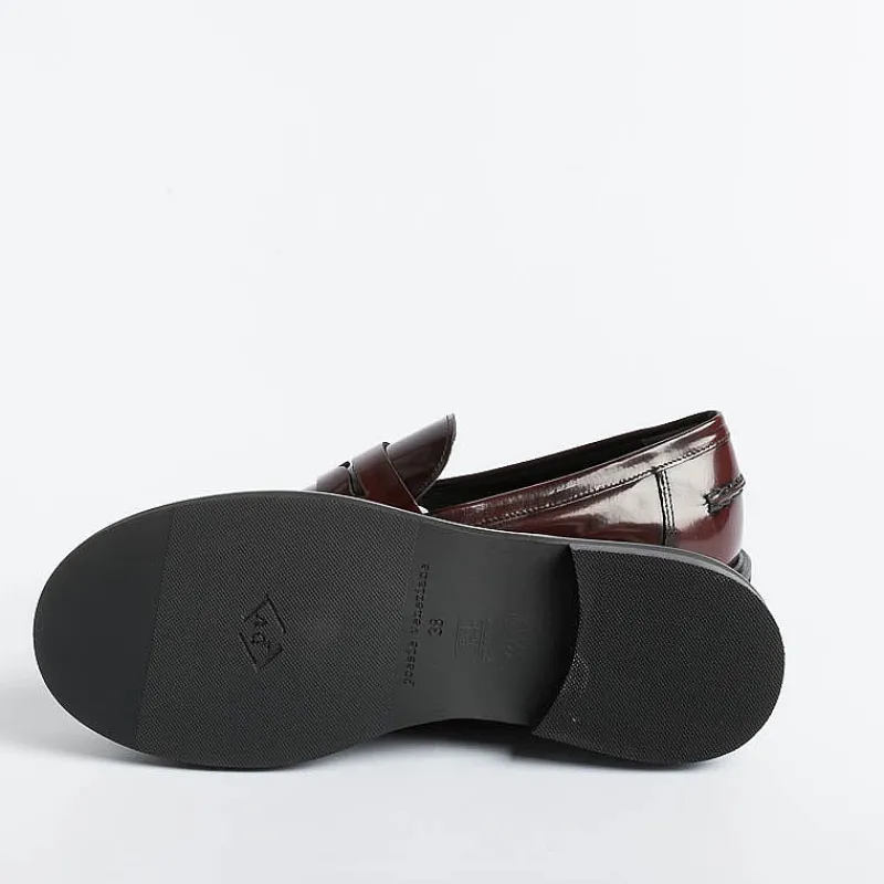 POESIE VENEZIANE - Mocassino - Jpg30N - Abrasivato Bordeaux<Collezione Scarpe Donna Mocassini