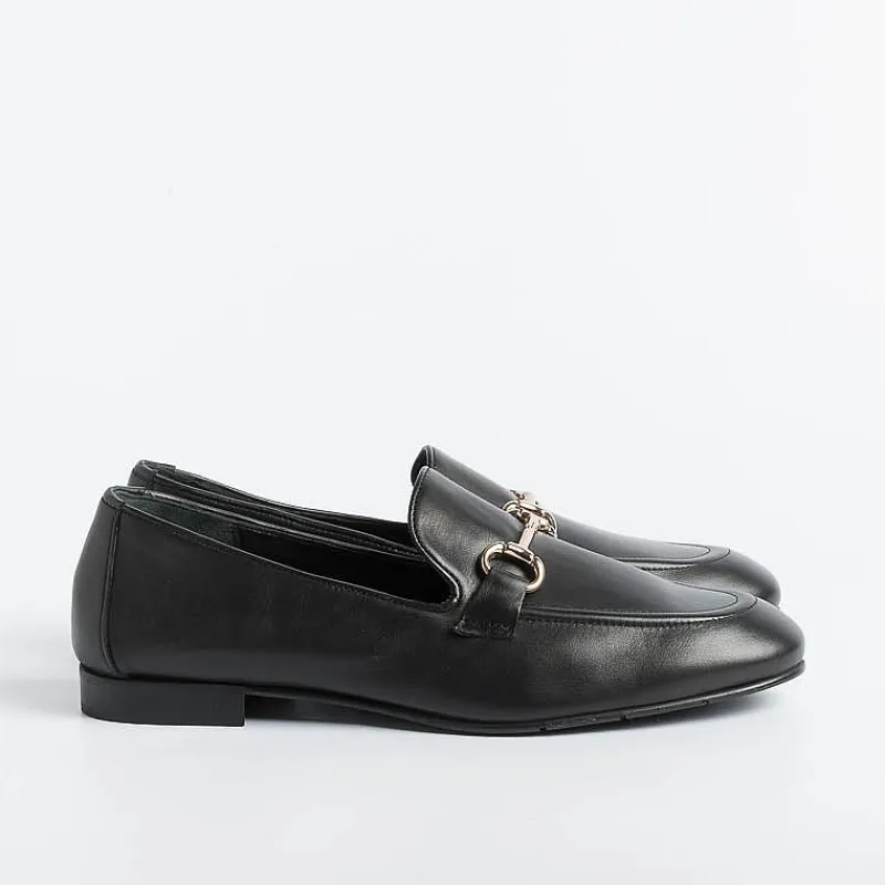 POESIE VENEZIANE - Mocassino - Jja65 - Pelle Nex Nero<Collezione Scarpe Donna Mocassini